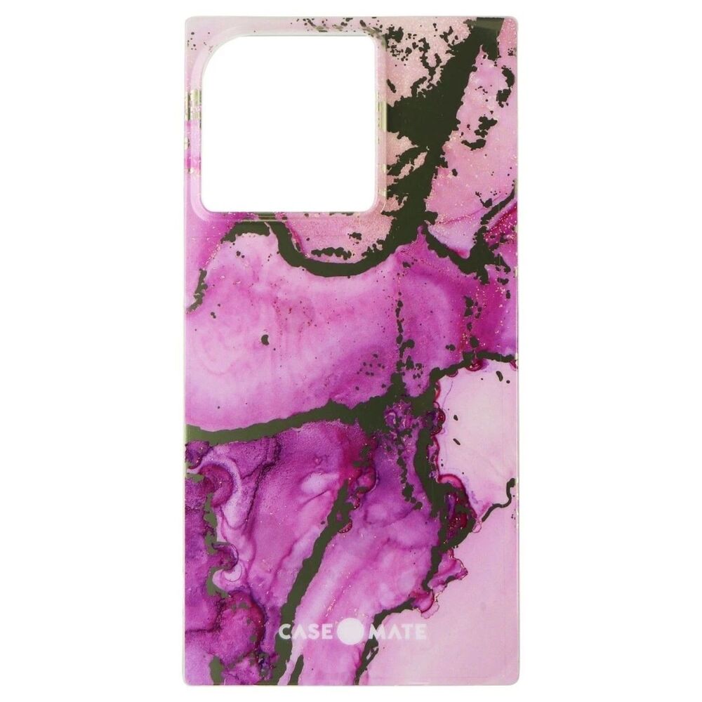 Case-Mate BLOX Case for Apple iPhone 13 Pro Magenta Marble Protective Cover - Picture 2 of 3